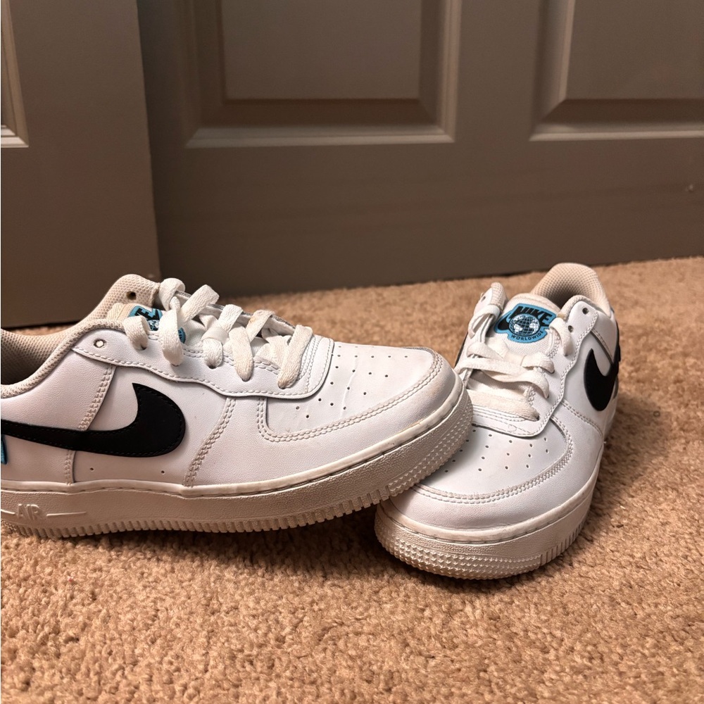 Nike White and Black Athletic Shoes